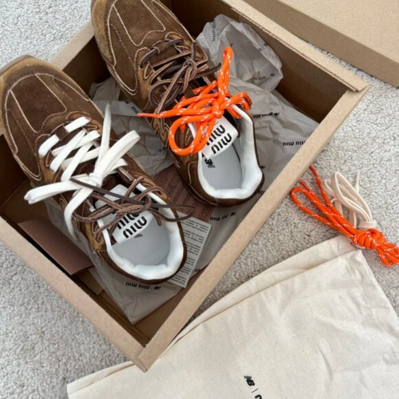 NEW MiuMiu x New Balance 530 Casual sneakers - Picture 1 of 5